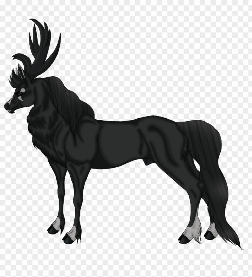 Pietrosz Mustang Stallion Deer Pack Animal Legendary Creature PNG
