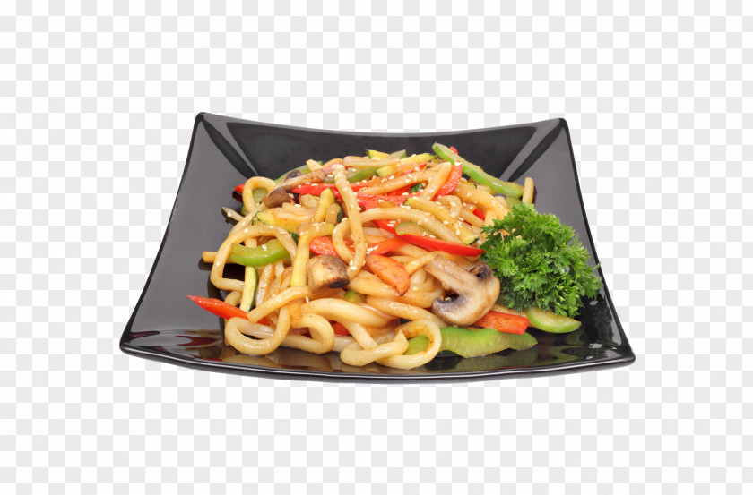 Wok Vector Lo Mein Chow Chinese Noodles Yakisoba Fried PNG