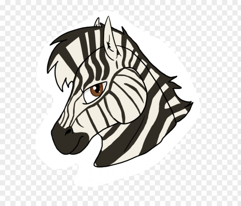 Zebra Horse Mane Clip Art PNG