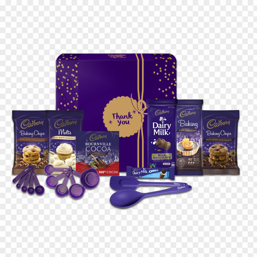 Cadbury Chocolate Logo Baking Christmas Day Product Hamper PNG