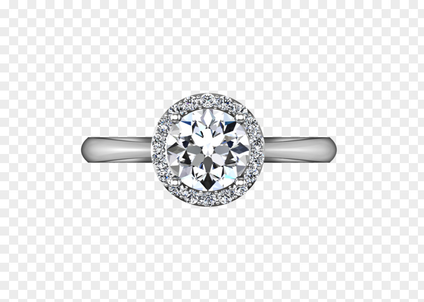 Diamond Engagement Ring Solitaire Gold PNG