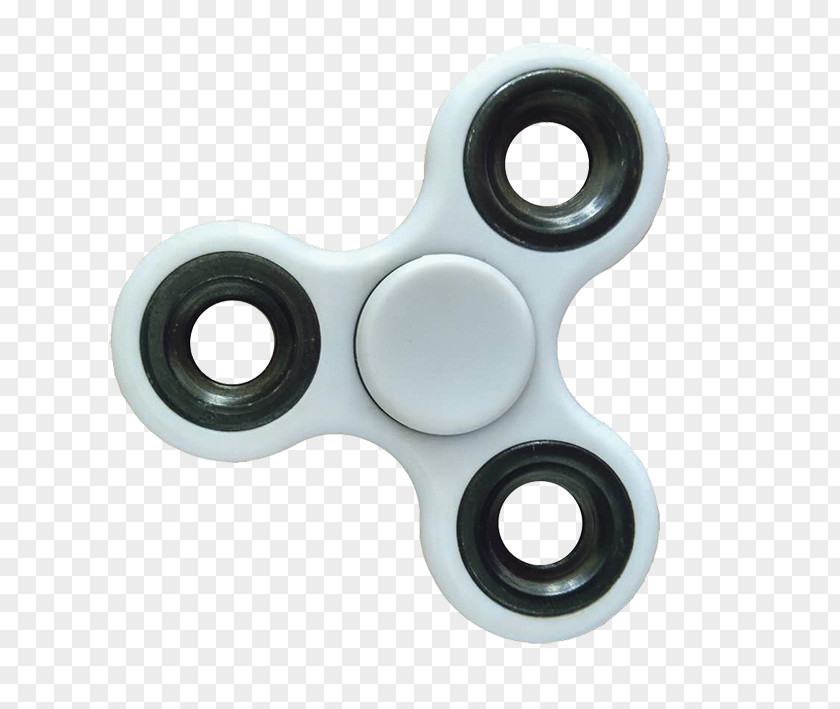 Hand Spinner Fidget White Red Cube Blue PNG