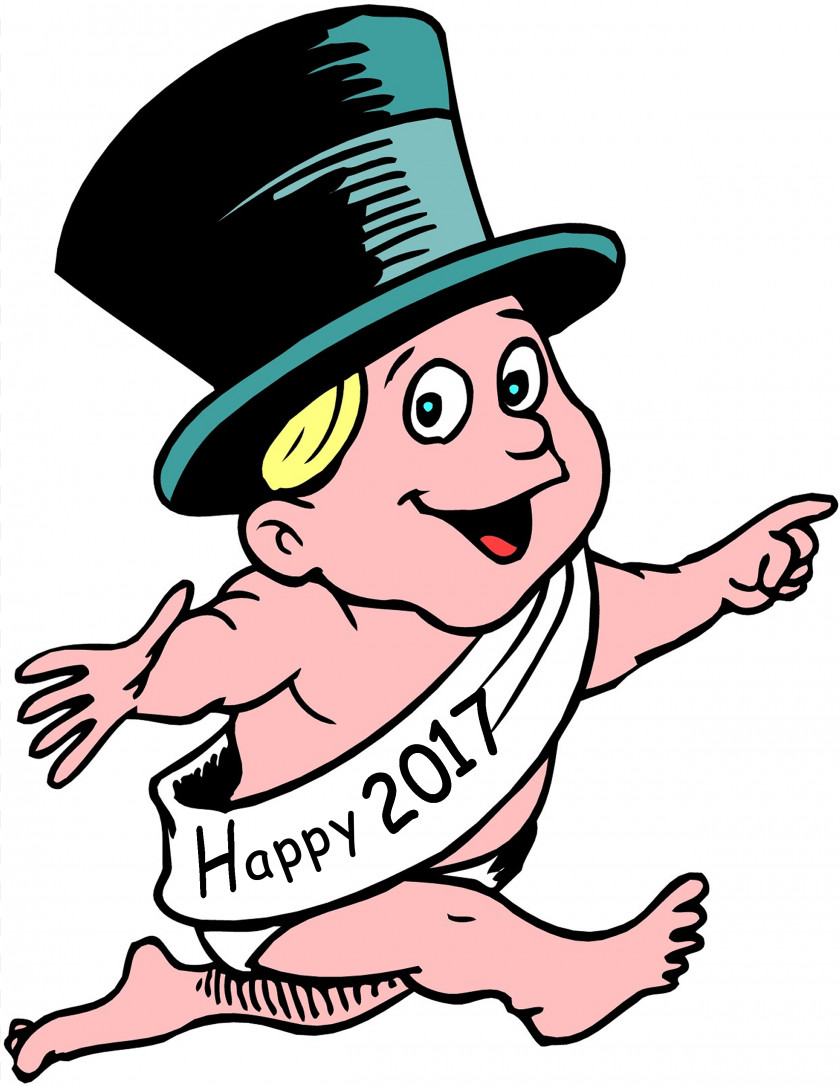 Happy Phone Cliparts Father Time Baby New Year Year's Day Clip Art PNG