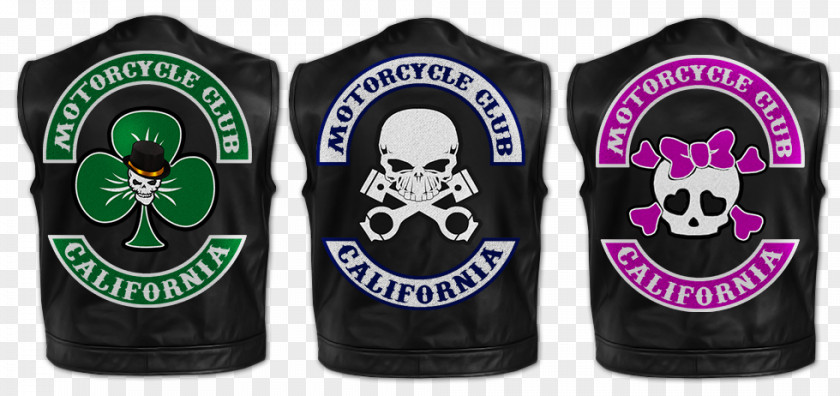 Motorcycle Club T-shirt Logo Sleeve Font PNG