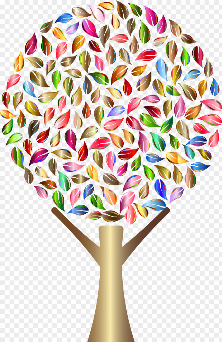 No Background Abstract Art Tree PNG