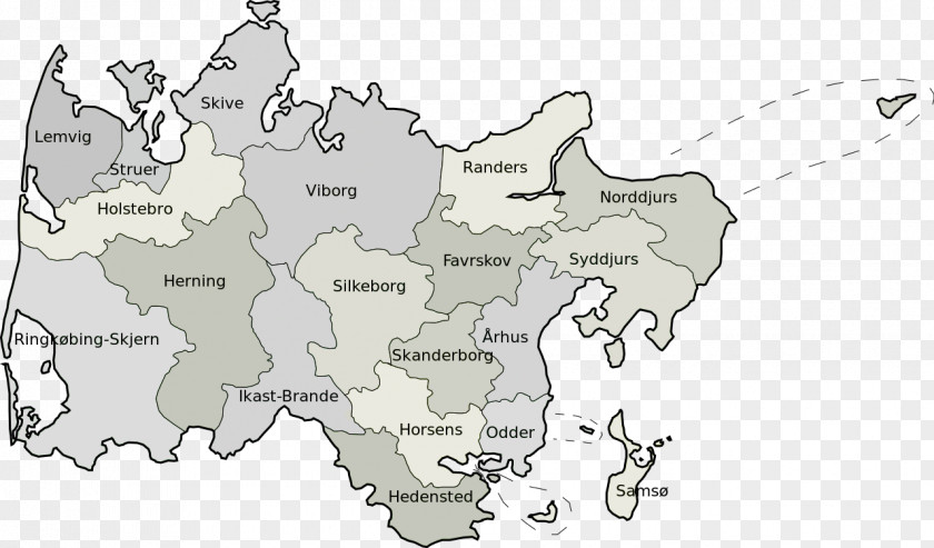 Silkeborg Danish Municipalities Regions Skanderborg Ikast-Brande Municipality PNG