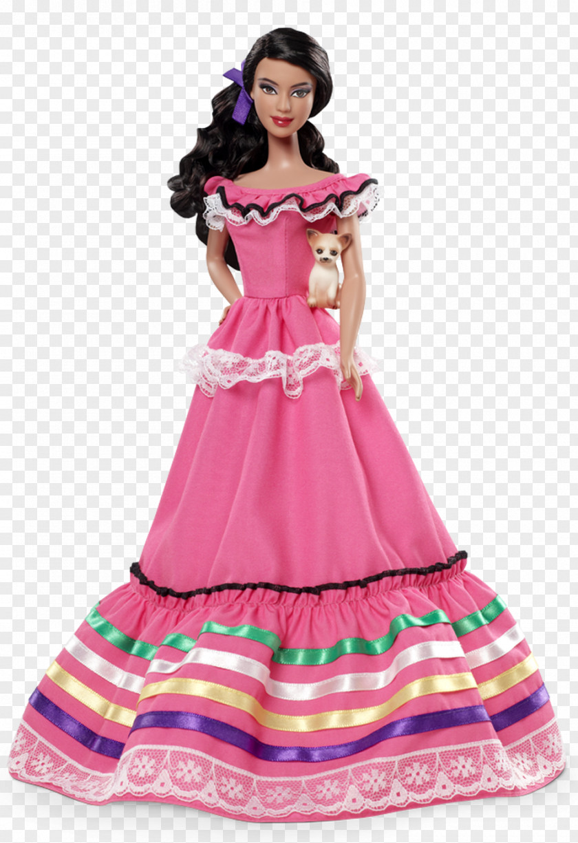 Barbie Doll Mattel Toy Dress PNG