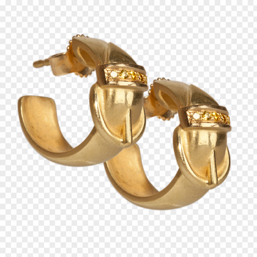 Gold Buckle Earring Gemstone Jewellery PNG