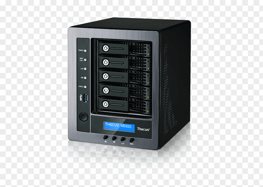 Network Attached Storage N5810PRO Systems Thecus Hard Drives QNAP Systems, Inc. PNG