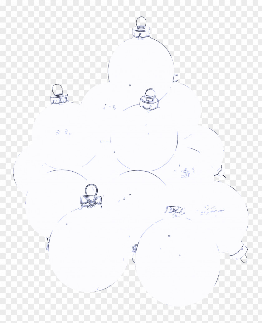 White Sketch Drawing PNG