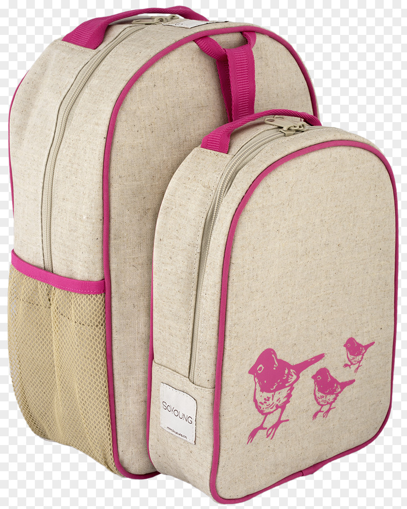 Pink Bird Lunchbox Backpack Bag Bento PNG