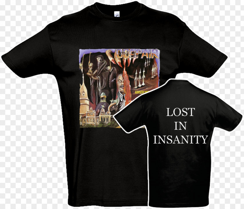 T-shirt Destruction Curse The Gods Live Without Sense Sleeve PNG