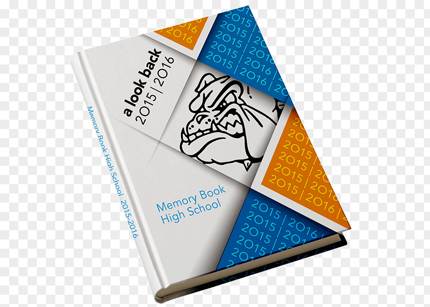 Yearbook Cover Bulldog Font PNG