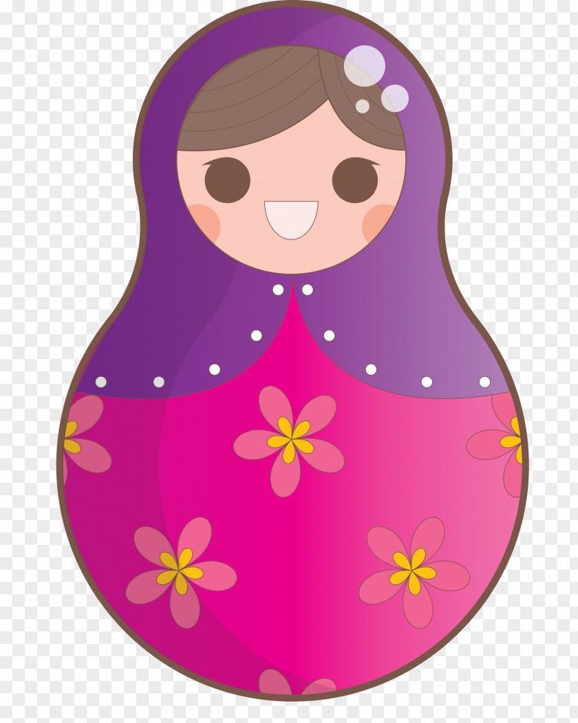 Colorful Russian Doll PNG