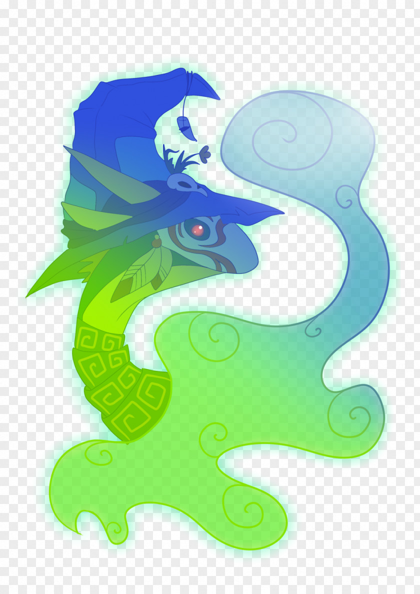 O2o Seahorse Green Legendary Creature Clip Art PNG