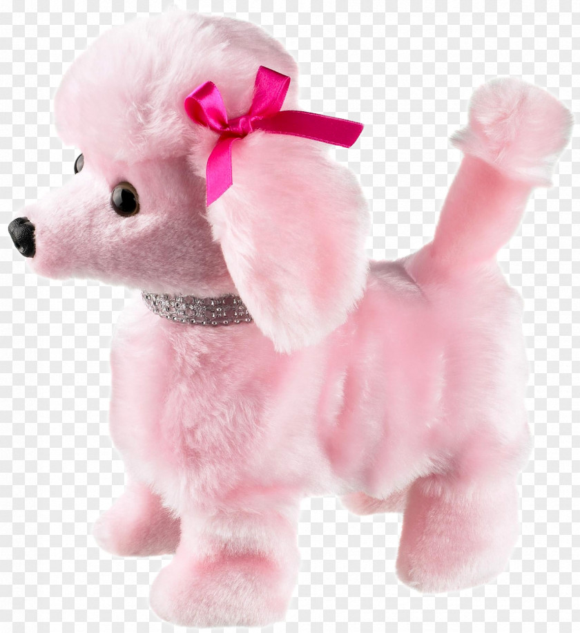 Poodle Hamleys Stuffed Animals & Cuddly Toys Pink PNG