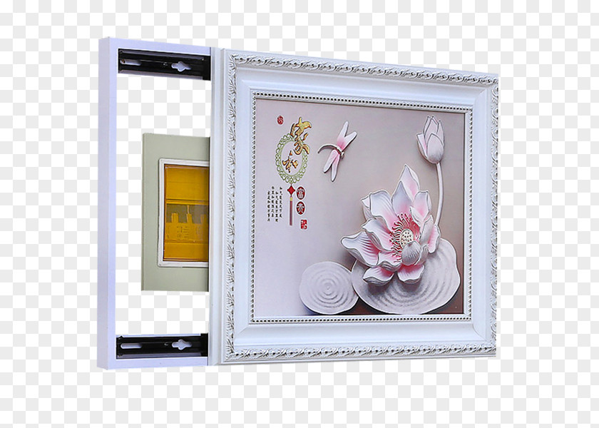 Taobao Decoration Picture Frames Flower Rectangle Pink M PNG