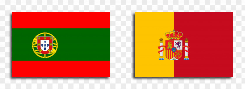 Flag Of Spain Portugal PNG