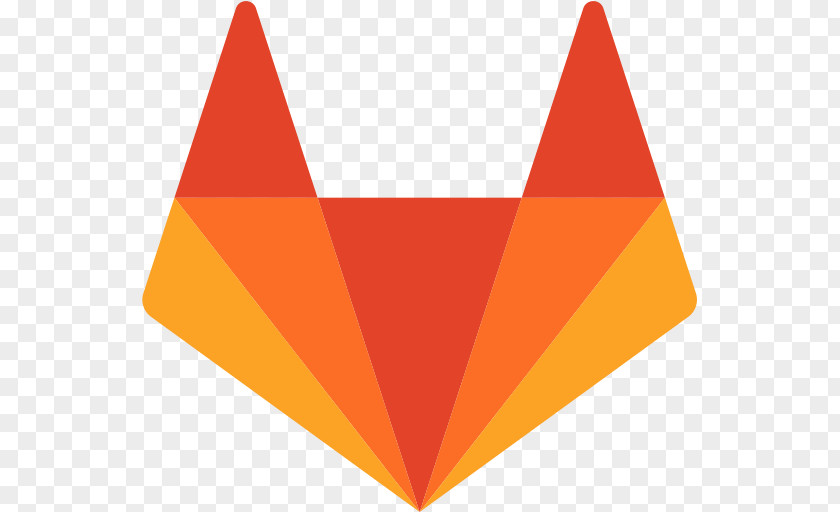 Gitlab Logo PNG Logo, orange fox face logo clipart PNG