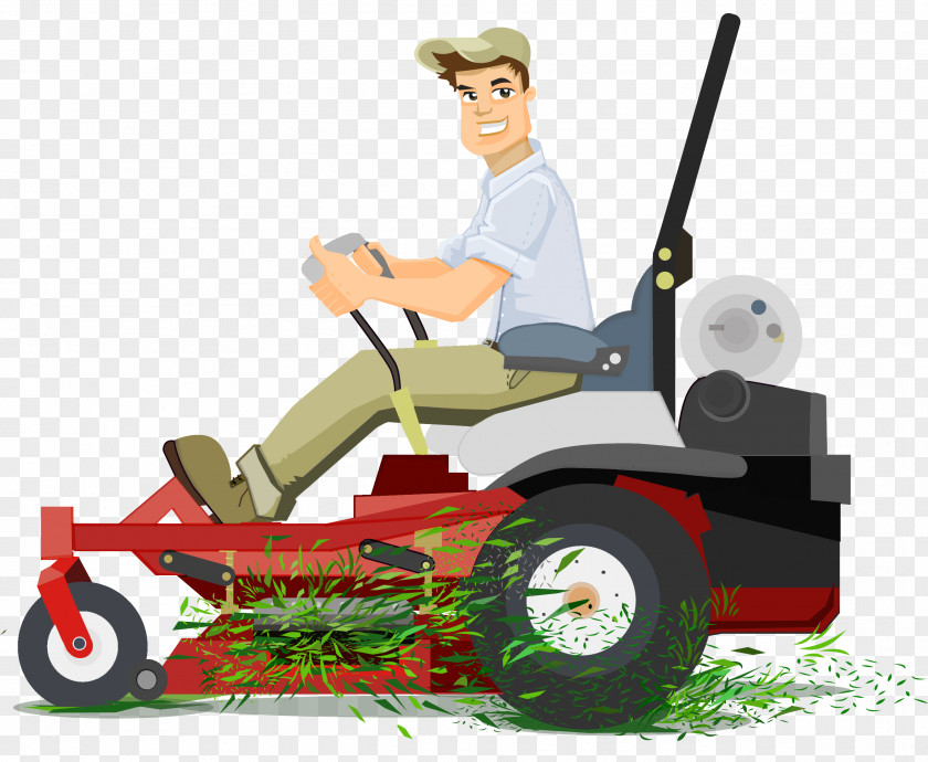 Lawn Mowers Landscape Maintenance Weed Control Aeration PNG