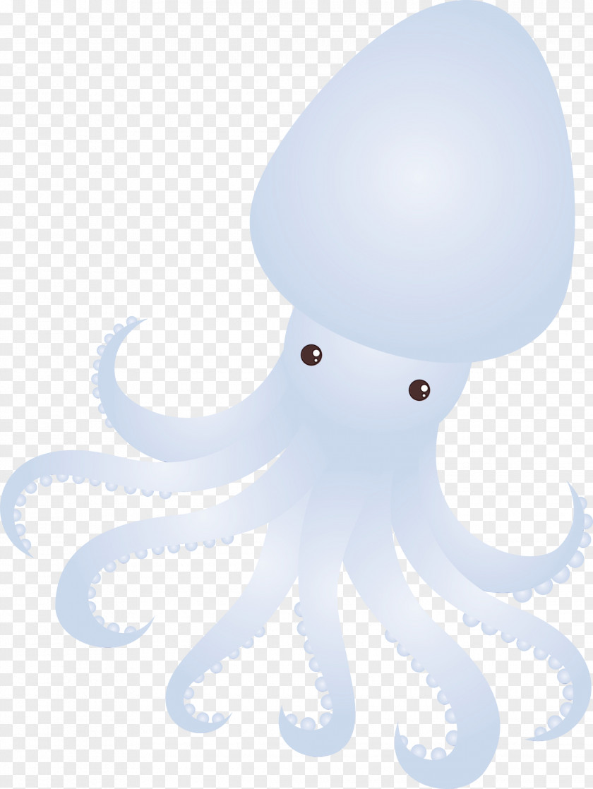 Octopus Giant Pacific White Cartoon PNG