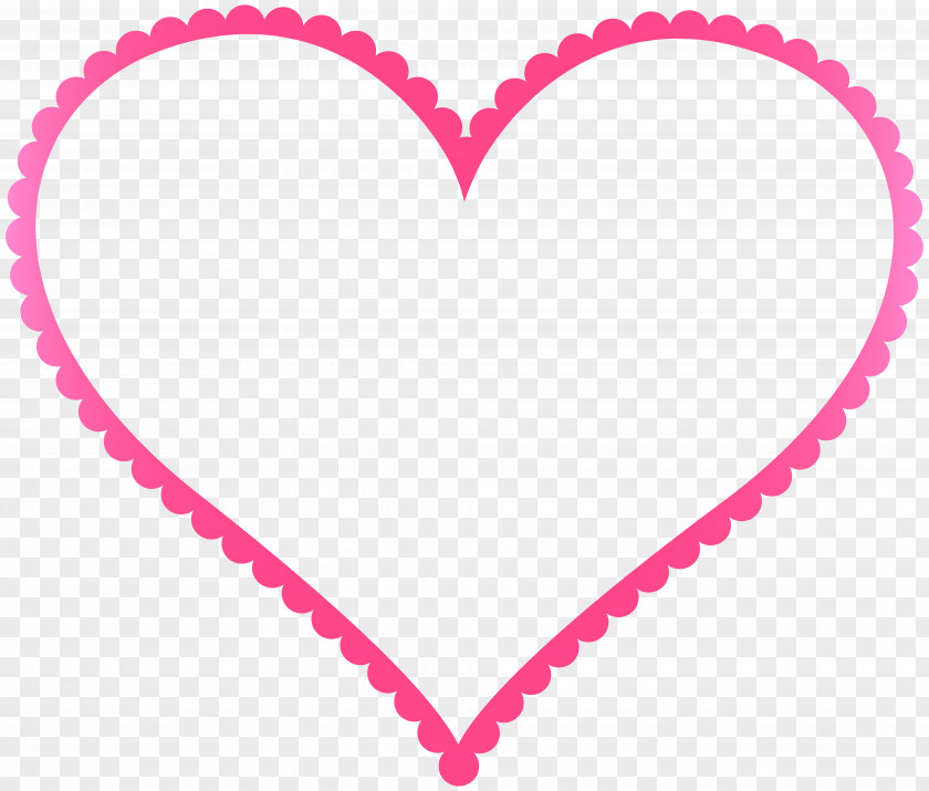 Pink Glitter Picture Frames Heart Clip Art PNG