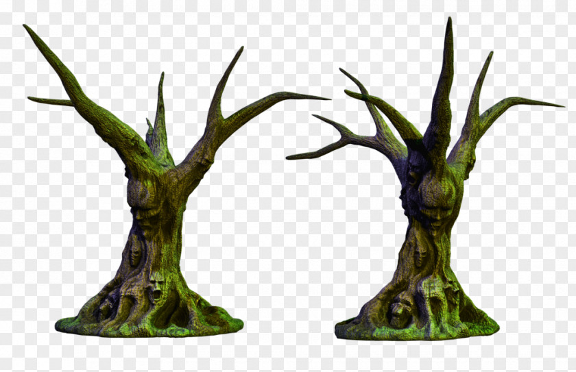 Spooky Game Tree 3D Computer Graphics PNG