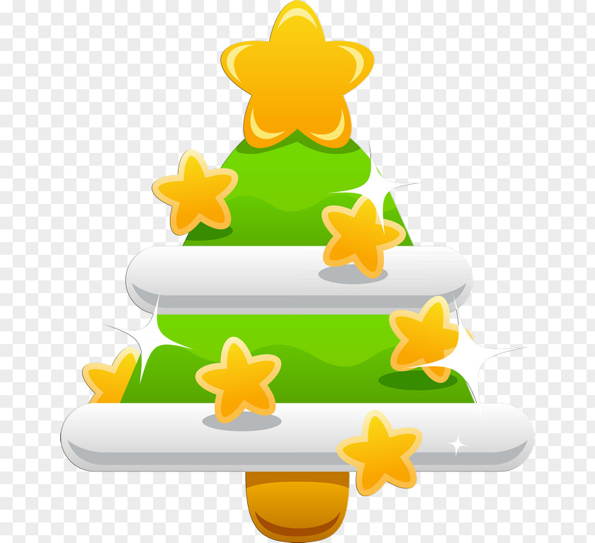 Star Christmas Tree PNG