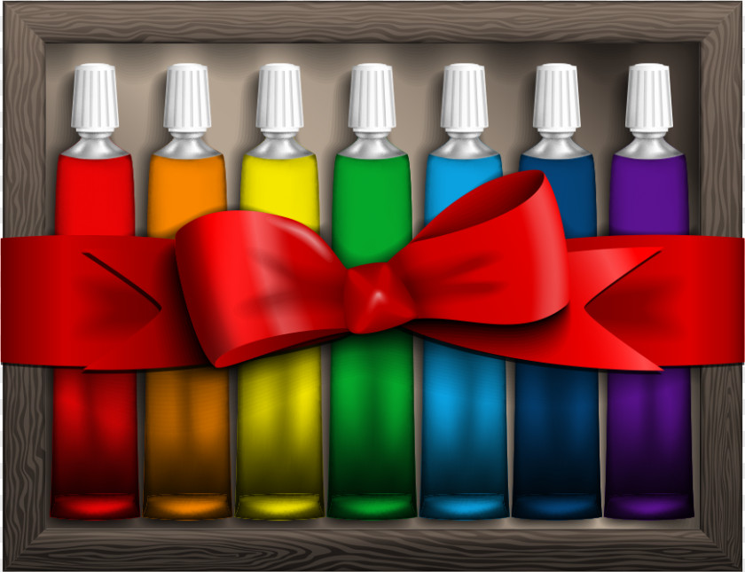 Vector Watercolor And Bows Paint Drawing Illustration PNG
