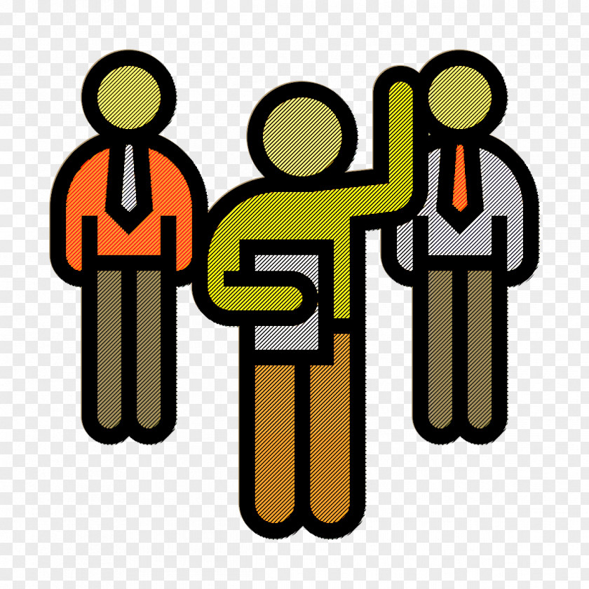 Business Strategy Icon Teamwork Corporate PNG