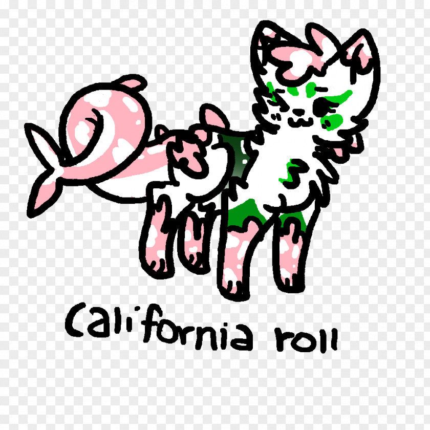 California Roll Cat Drawing Line Art Clip PNG