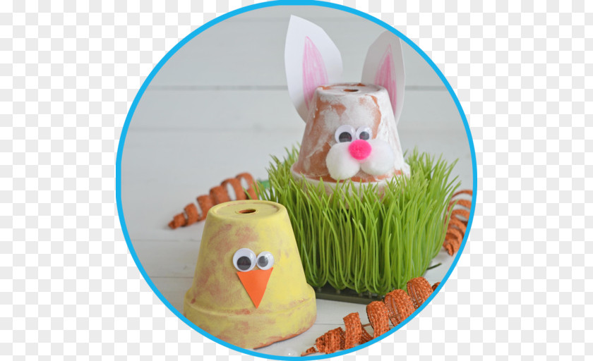 Easter Bunny Terracotta Craft Giara PNG