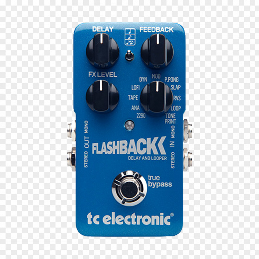 Electronic Guitar Component Electronics TC Flashback Delay Musical Instruments PNG