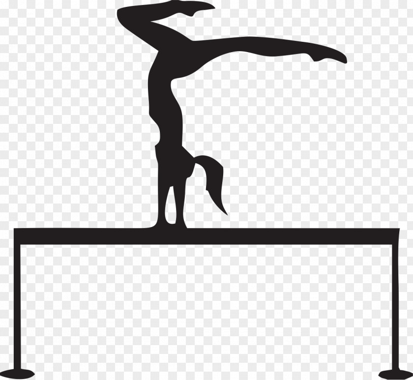 Gymnastics Artistic Balance Beam Clip Art PNG