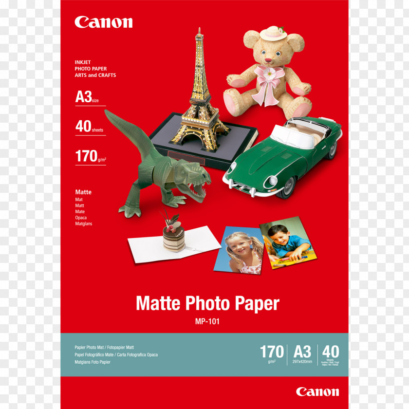 Mp 40 Photographic Paper Canon Standard Size Photography PNG