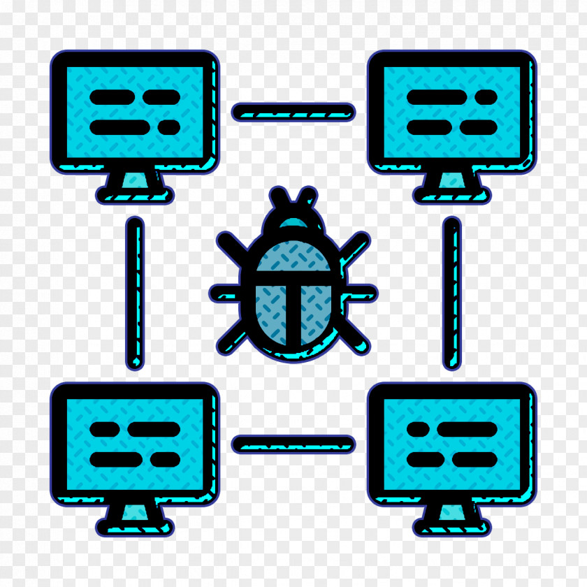 Hacker Icon Data Protection Bug PNG