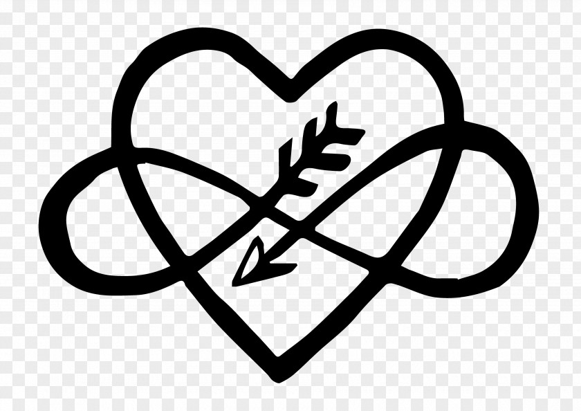 Infinity Heart Symbol Wedding Cake PNG