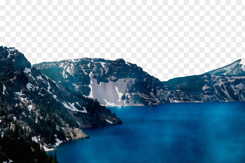 Mountainous Landforms Lake Body Of Water Natural Landscape Nature Fjord PNG