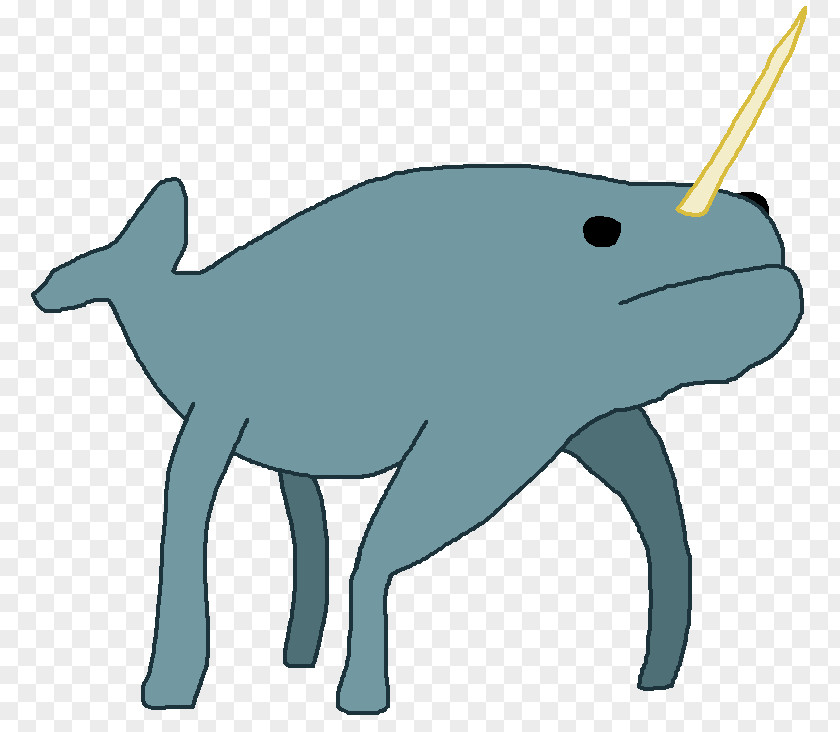 Narwhal Marine Mammal Animal Clip Art PNG