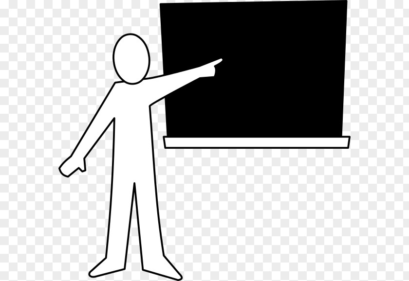 BLACKBOARD Teacher Presentation Clip Art PNG