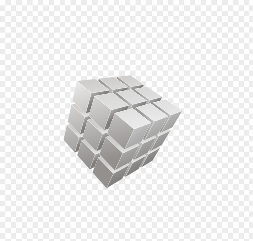 Cube Rubik's Three-dimensional Space PNG
