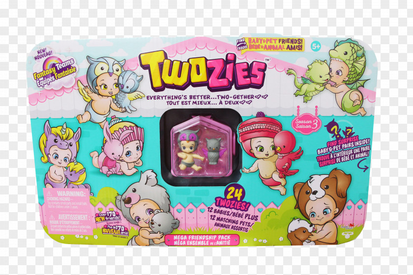 Mega Pack Twozies Season 1 Two-gether Pack, Styles Will Vary Playset Amazon.com Toy Doll PNG