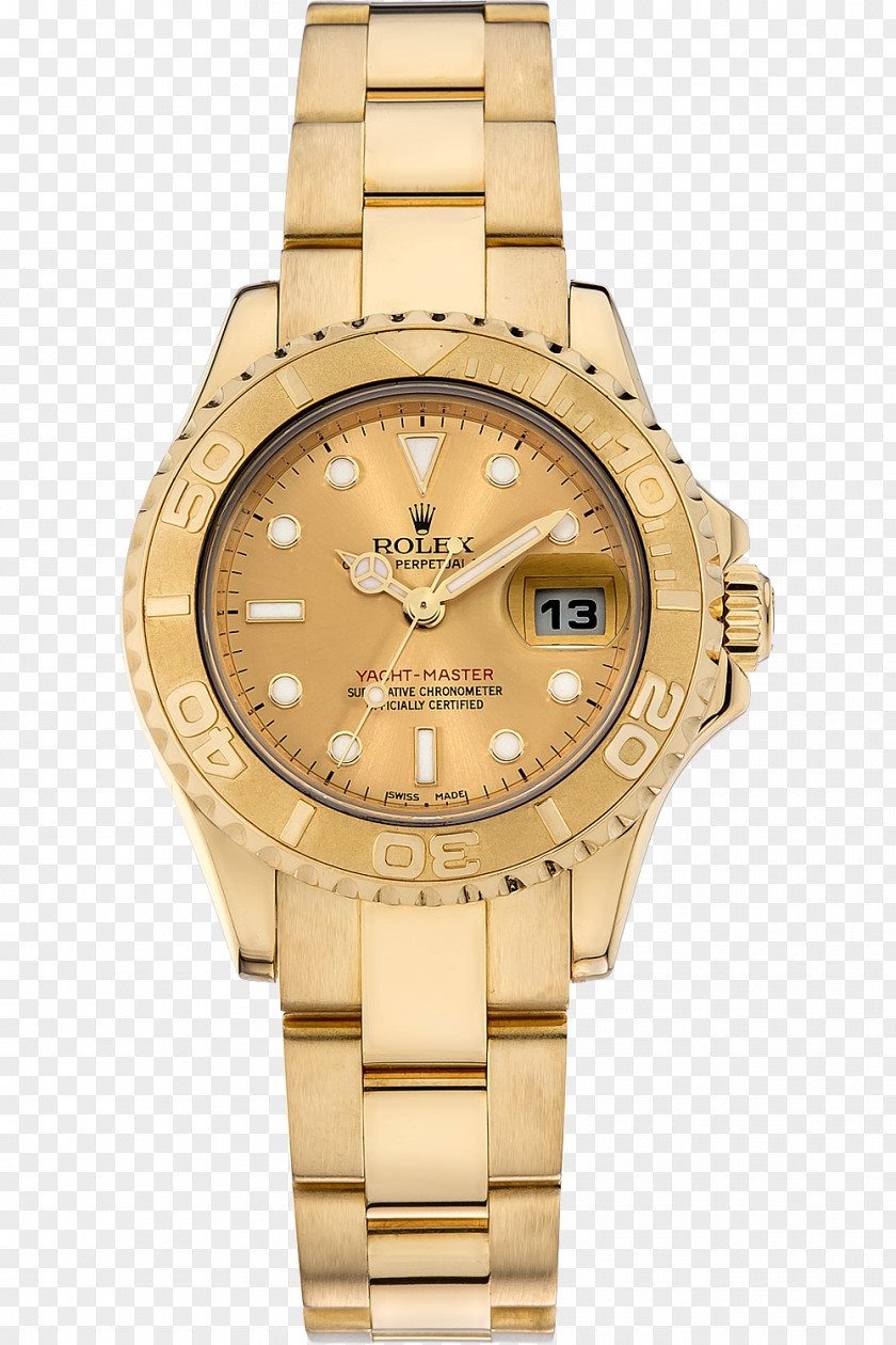 Rolex Watch Clock Gold Mido PNG
