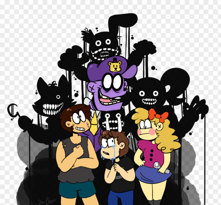 T-shirt Five Nights At Freddy's: Sister Location The Silver Eyes Twisted Ones PNG