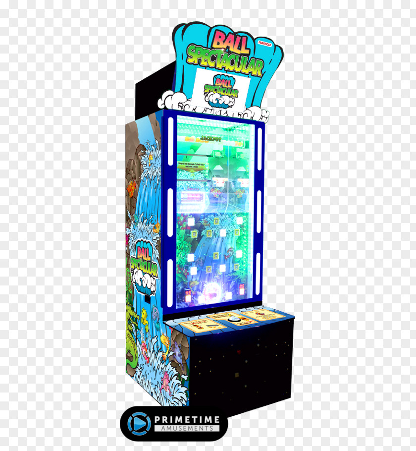 Dispensing Ball Arcade Game Redemption Namco Amusement Pinball PNG