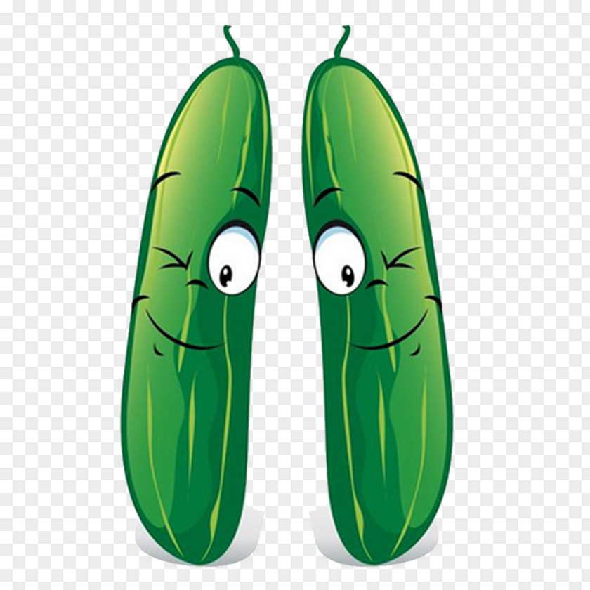 Eye Cucumber Vegetable Cartoon PNG