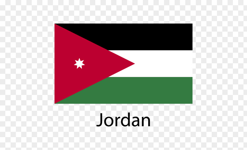 Flag Of Jordan National Indonesia PNG
