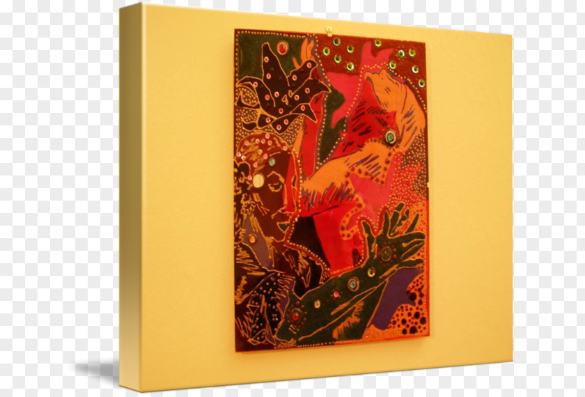 Flamenco Dance Modern Art Picture Frames Rectangle PNG