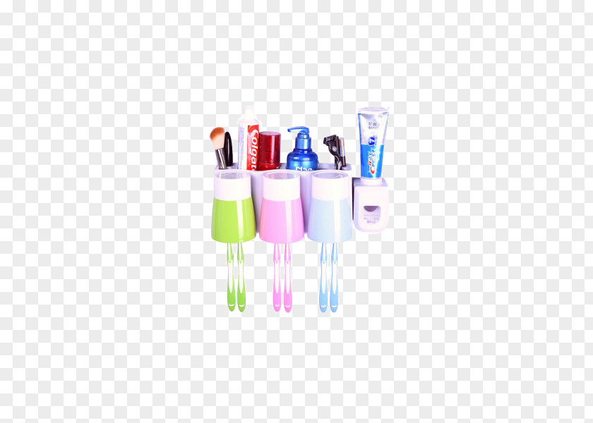 Lok Yi Jia Sucker Toothbrush Holder Suit Toothpaste Pump Dispenser Tooth Brushing PNG