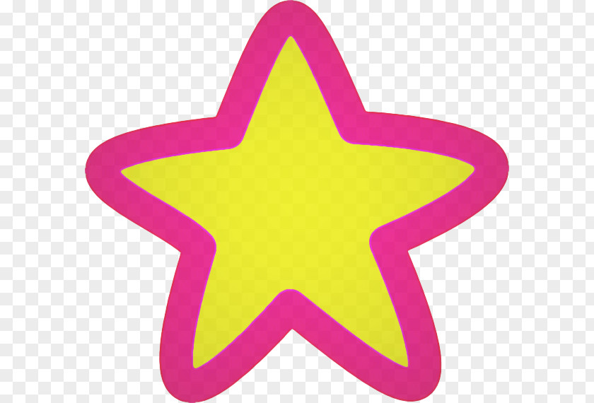 Symbol Star Pink PNG